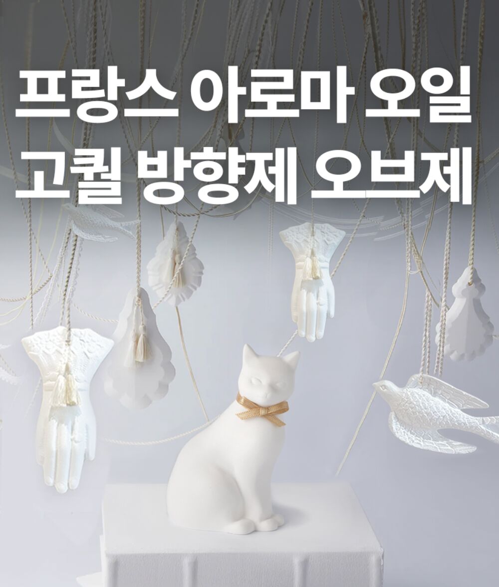 프랑스 아로마 석고방향제 (수제작)